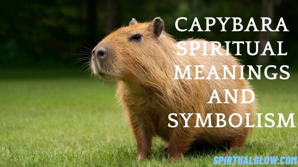 capybara spiritual meanings and symbolism
