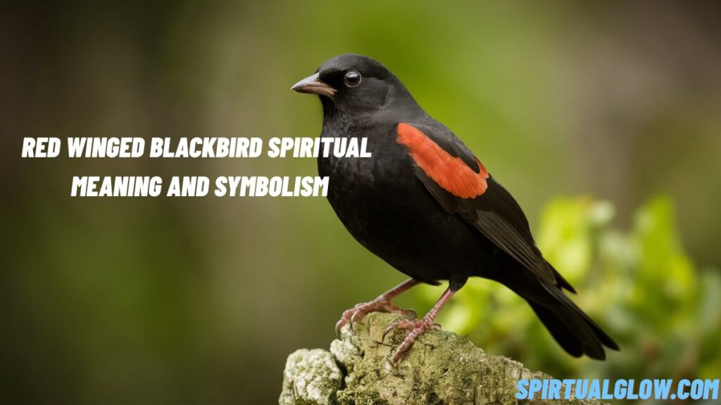 red winged blackbird spiritual meaning and symbolism