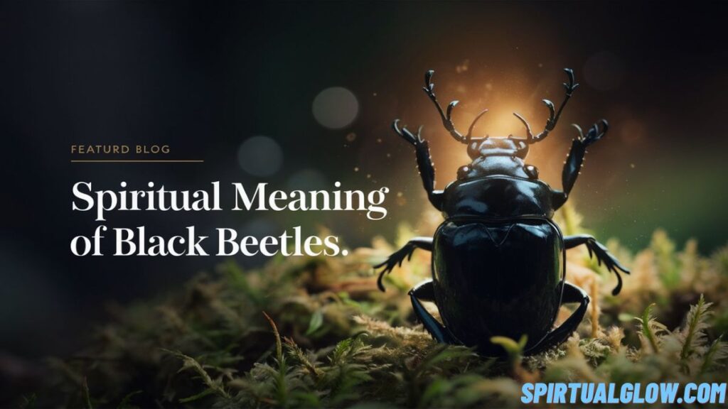 spiritual meaning of black beetles