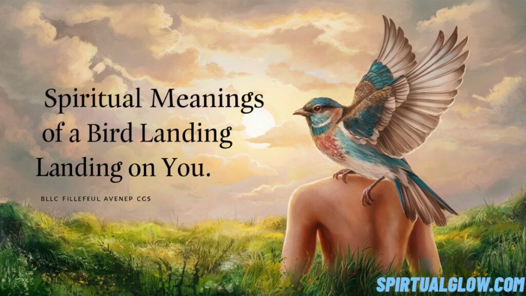 spiritual meanings of a bird landing on you