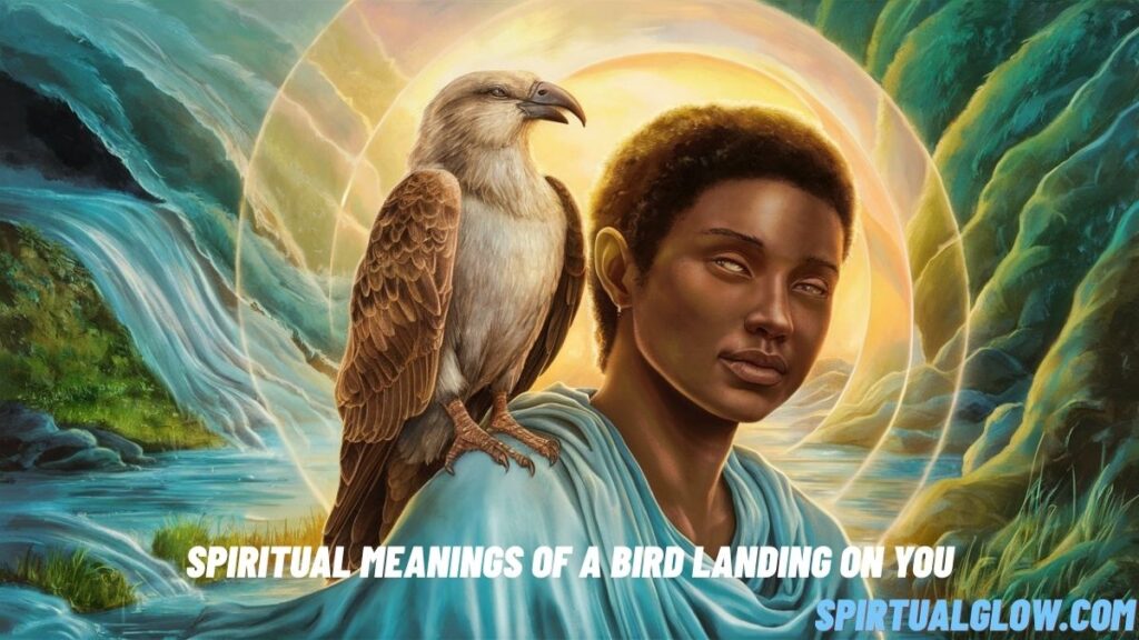 spiritual meanings of a bird landing on you