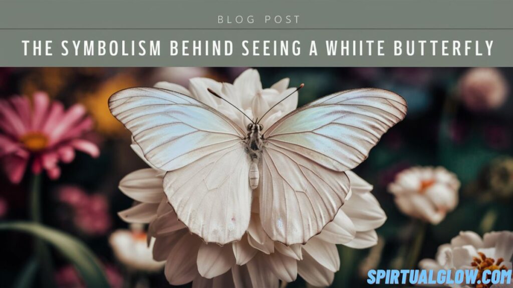 symbolism behind seeing a white butterfly