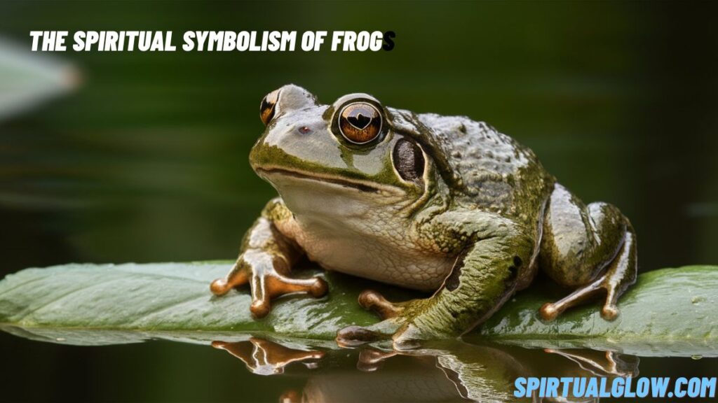 The spiritual symbolism of frogs.