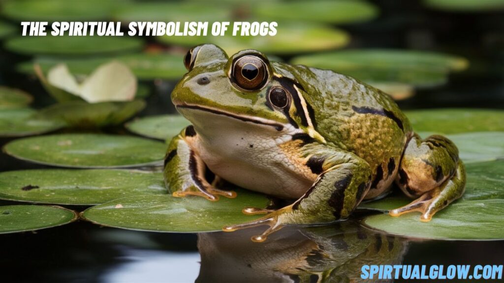 The spiritual symbolism of frogs.