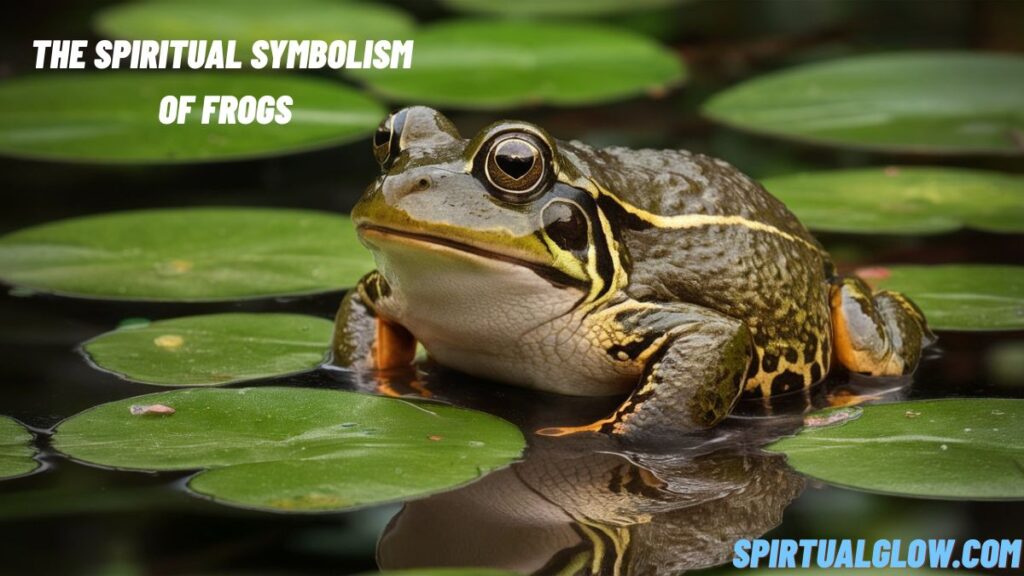 The spiritual symbolism of frogs.