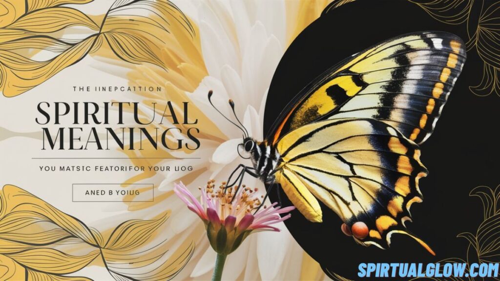 yellow and black butterfly spiritual meanings