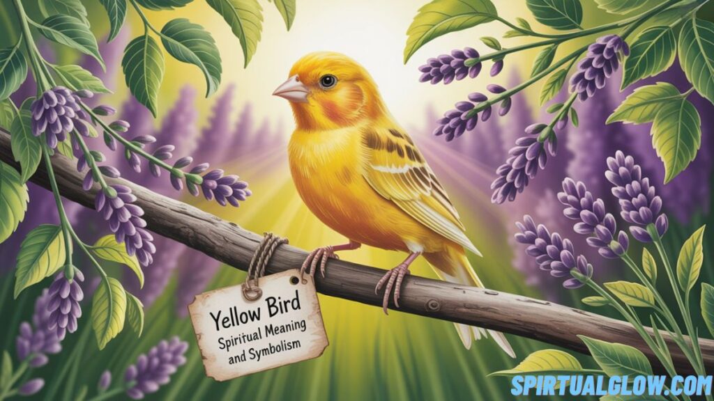 yellow bird spiritual meaning and symbolism