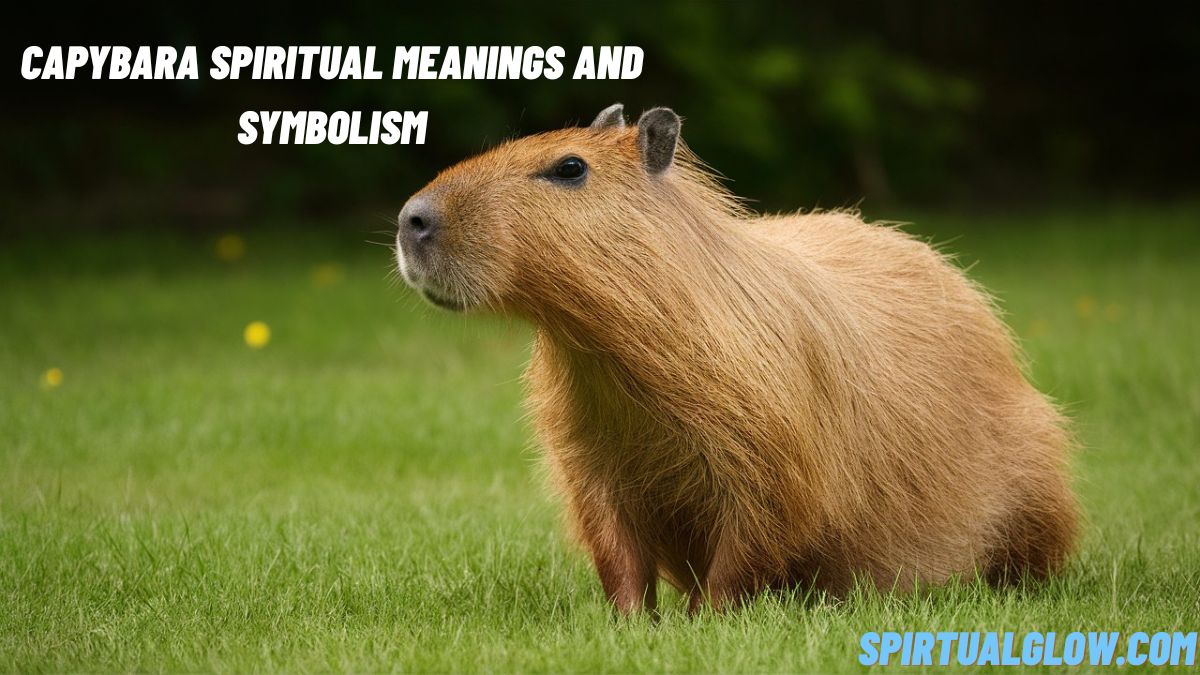 capybara spiritual meanings and symbolism