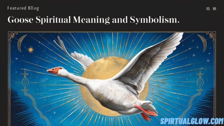 goose spiritual meaning and symbolism