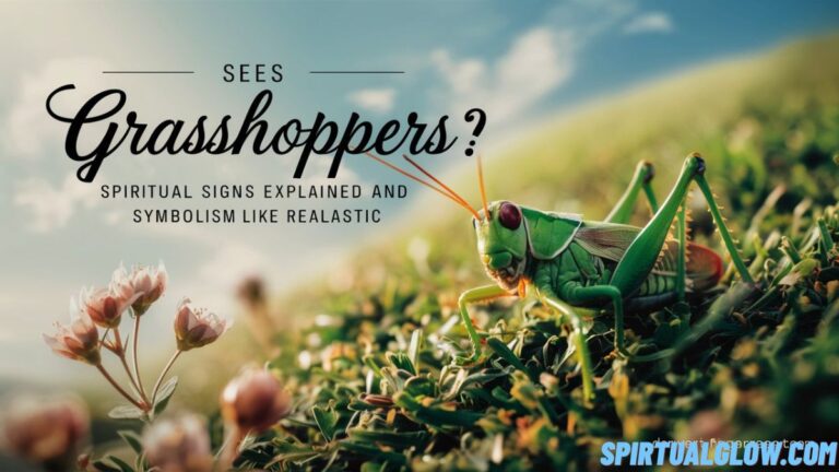 sees grasshoppers spiritual signs explained