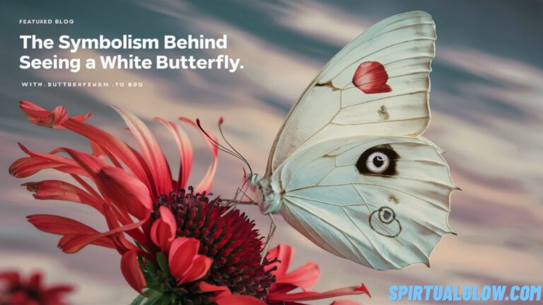 symbolism behind seeing a white butterfly